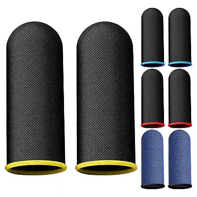 2pc Mobile Game Finger Sleeve Breathable Carbon Fiber Finger Sleeves Comfortable • $12.83