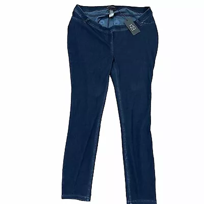 Next Size 12 Skinny Navy Maternity Jeggings Jeans Stretchy BNWT RRP: £24 • £14.99