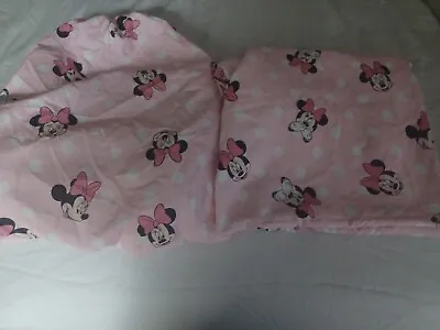 Pink Minnie Mouse Toddler Fitted & Flat Sheet • $12.99