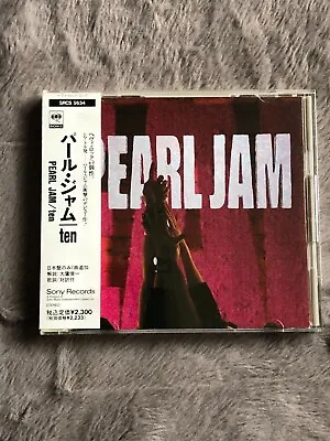Pearl Jam – Ten (1991) Japanese Ed. SRCS 5634 • $20.63