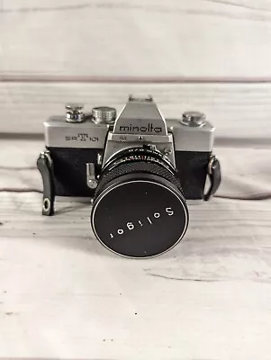 Minolta SRT 101 35MM Camera With Soligor 35MM Lens • $3.25