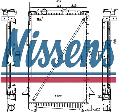 NISSENS 61442A Engine Coolant Radiator • $590.16