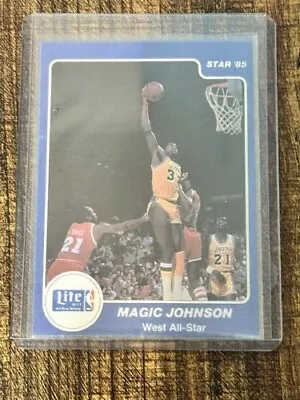 Magic Johnson 1985 Star Co LIte All-Stars Card #11 NM Or Better Lakers HOF • $60