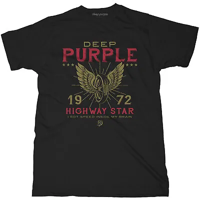 Deep Purple T-Shirt Highway Star Band Official New Black • £14.95