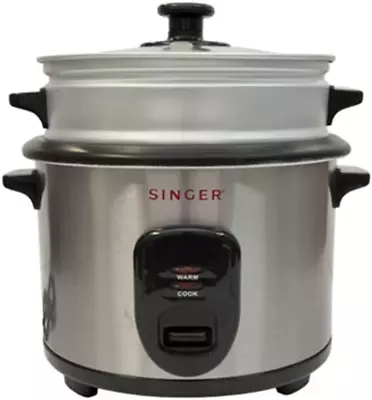 Singer Non-Stick Rice Cooker 10 Cup/1.8 Litres Capacity • $66.45