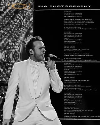 Olly Murs Marry Me Canvas Lyrics • £75