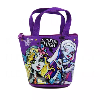 Monster High Fashion Purple Mini Hand Bag Coin Bag Purse Kids School Supplies • $8.21