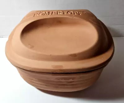 ROMERTOPF Vintage Terra Cotta Clay Cooker Baker W/ Lid #155  Germany • $24.95