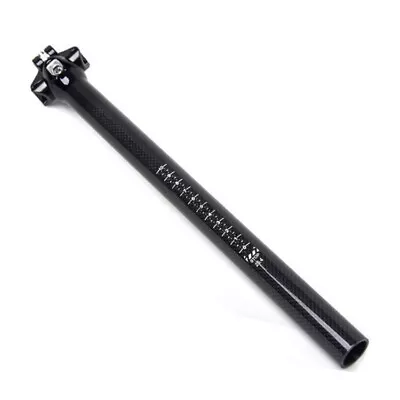 3k Gloss Carbon Fiber Bicycle Mountain Road Bike MTB 25.4 Mm Seat Tube Seatpost • $19.99