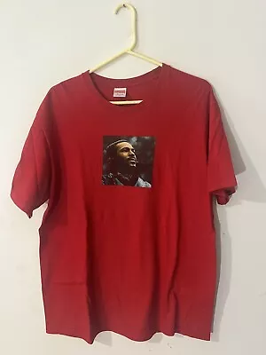 Supreme FW18  Marvin Gaye T Shirt Size M Color Red • $33