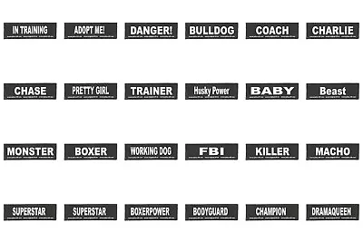 Julius-K9® Labels Patches For Dog Harnesses Belt Harness Guide Harnesses Collars • £7.99