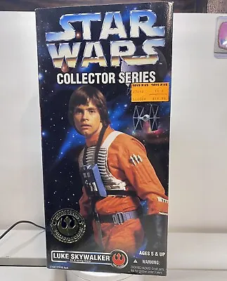 Vintage 1996 Kenner Star Wars Collector Series Luke Skywalker 12-inch Figure NIB • $24.99