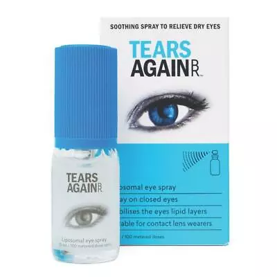 Tears Again 10mL Liposomal Eye Spray Dry Eyes Hayfever Allergy Mist 10mL Lenses • $16.95