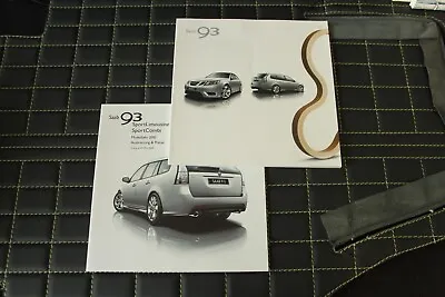 RARE VIP Cult Brochure New Saab 93 9-3 Sport Sedan Combi 2009 Set • $21.63