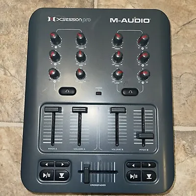 M-Audio X-Session Pro MIDI/USB DJ Mixer Controller TESTED WORKS • $23.90