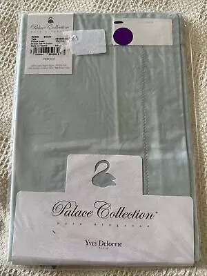 YVES DELORME ROMA BLEUTE PILLOW CASE COLLECTION 100% EGYPTIAN COTTON 500tc • £14.99