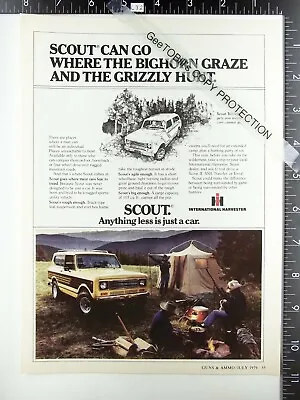 1979 International Harvester Scout Traveler Trim Grille Hood Shot Advertisement • $10.50