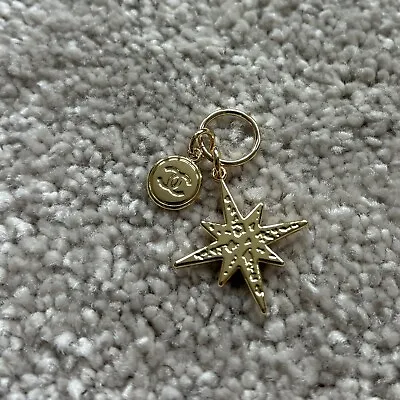 Chanel Collectable Key Charm Gold Tone  Star Logo  New • £27.80
