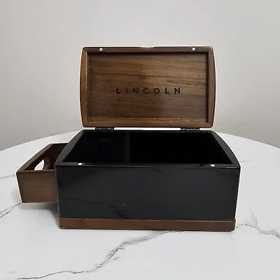 LINCOLN Continental Valet Jewelry/Watch Mens Laquer Woof Misc Storage Box • $44.87