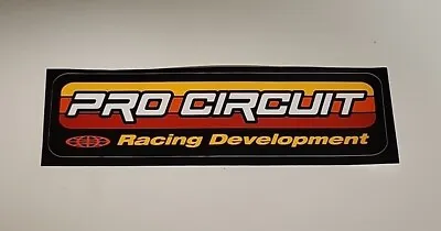 PRO CIRCUIT Sticker Decal Motocross MX SX Vintage AHRMA  • $20.52