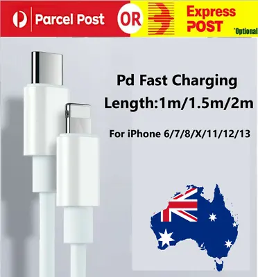 $6.49 • Buy PD 20W Fast Charging Cable Type C To IPhone Cord Charger For IPhone 13 12 11 X 8
