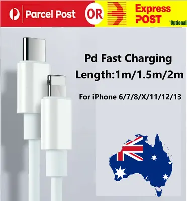 PD 20W Fast Charging Cable Type C To IPhone Cord Charger For  IPhone 14 13 12 11 • $6.49