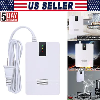 Gas Leak Detector Tester Propane Methane Natural Gas Alarm Sensor Safe Kitchen  • $12.19