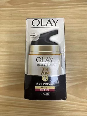 Olay Total Effects 7 In One Day Cream SPF 15 Normal 1.7 OZ Exp 06/2026 • $9.50