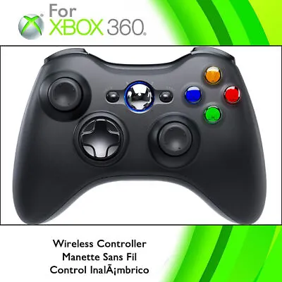 For Microsoft Xbox 360 Wireless Controller – Black 2.4G Quick Response Tested • $21.83