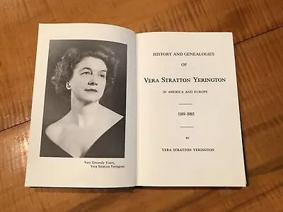 MAYFLOWER Ship VOYAGE AND HISTORY The Genealogies Of VERA STRATTON YERINGTON VTG • $47.98