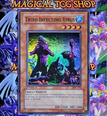 Yugioh Tribe-Infecting Virus Magician's Force 1st Edition Super Rare MFC-076 NM • $49.95