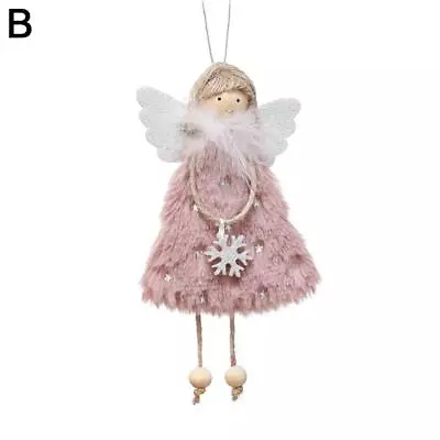 Christmas Angel Doll Pendant Xmas Tree Hanging Plush Table Decors Party Ornament • $2.29