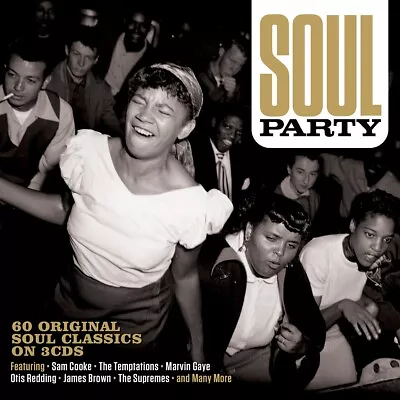 Soul Party - Sam Cooke Shirelles Drifters Timi Yuro - 3 Cds - New & Sealed!! • £5.79