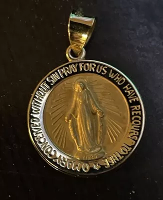 14k Yellow Gold Miraculous Medal. 225.00 MSRP • $131.95