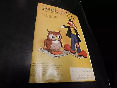 Pack O Fun Magazine The Only Scrap-Craft Magazine 1969 August September • $5.49