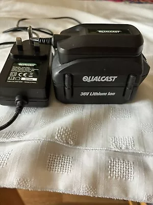 Qualcast 36v Li - Ion Battery And Charger Great  Condition • £25