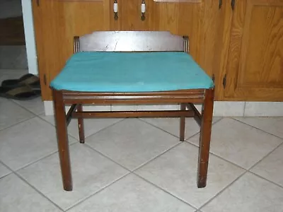 $119.99 • Buy Vintage/ Antique / Mid Century Wood Piano/Vanity/Sewing Stool Bench Seat