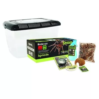 £39.99 • Buy Komodo Basic Spider Kit - Tarantula / Arachnid Plastic Terrarium Kit Full Set Up