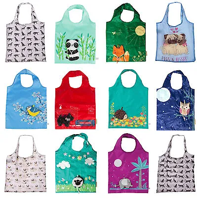 £2.99 • Buy Reusable Foldable Ladies Shopping Bag Eco Animal Tote Handbag Fold Away Bag 