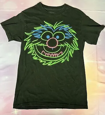 ANIMAL Old-School Dayglo Muppets Small T Shirt Drummer Dr. Teeth Neon Rock • $10