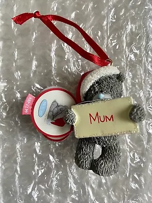 £2.49 • Buy Me To You Tatty Teddy Mum Christmas Tree Resin Ornament BNWT