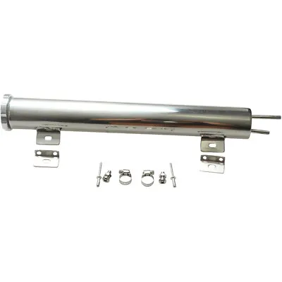 2  X 13  Polished Stainless Steel Radiator Coolant Overflow Puke Tank Can 20OZ • $18.99