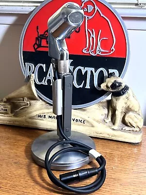 Vintage 1950’s Electro Voice 638 Dynamic Microphone Working W/stand & Cable • $129.95