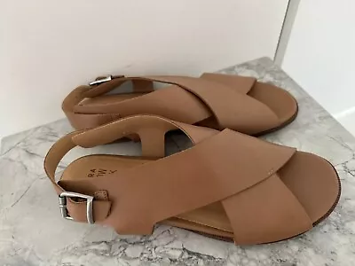 Ziera Tosca W Almond Leather Sandals Womens Shoes Casual 41 • $100