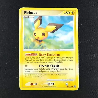 Pichu 45/100 - Stormfront - Pokemon Card • $3.15