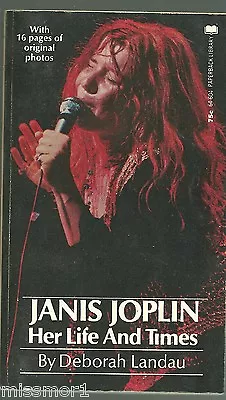 Janis Joplin 1971 PB Book Her Life And Times Janis RARE • $35