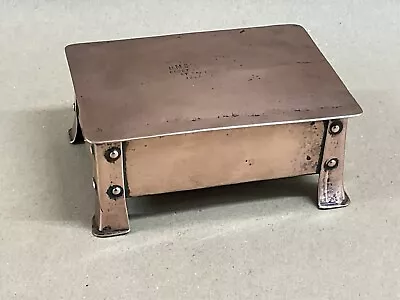 £88 • Buy Antique Arts And Crafts Movement Copper Box HMS  Britannia C1863-1905 