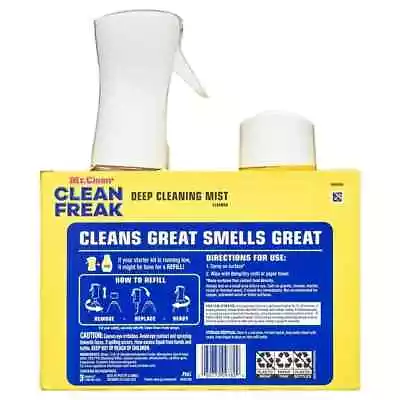Mr. Clean Clean Freak Multi-Surface Spray Pk 1 Starter Kit 1 Refill Lemon • $15.87
