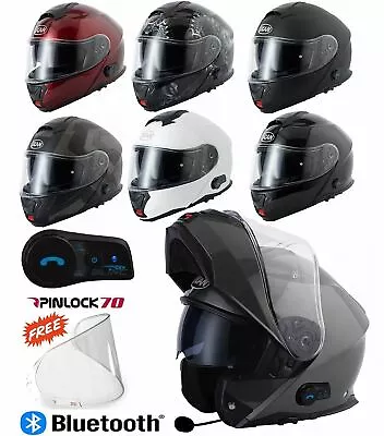 Vcan H272 Bluetooth Flip Front Flip Up Ece22.06 Modular Motorcycle Helmet • $261.41