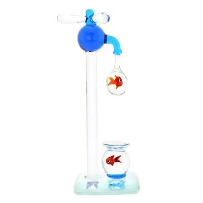 GlassOfVenice Murano Glass Faucet And Aquarium With Fish • $174.95